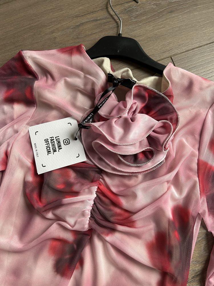 Lumina sukienka maxi w róże magda butrym S/M nowa