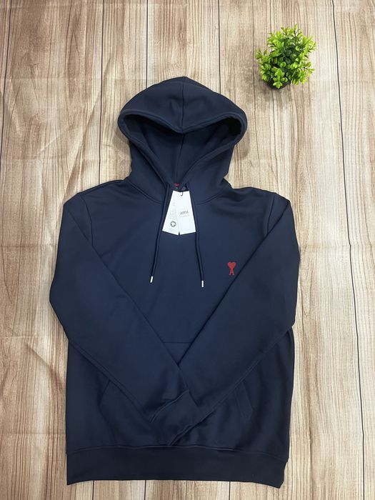 Hoodie Ami Paris (Azul Marinho M)