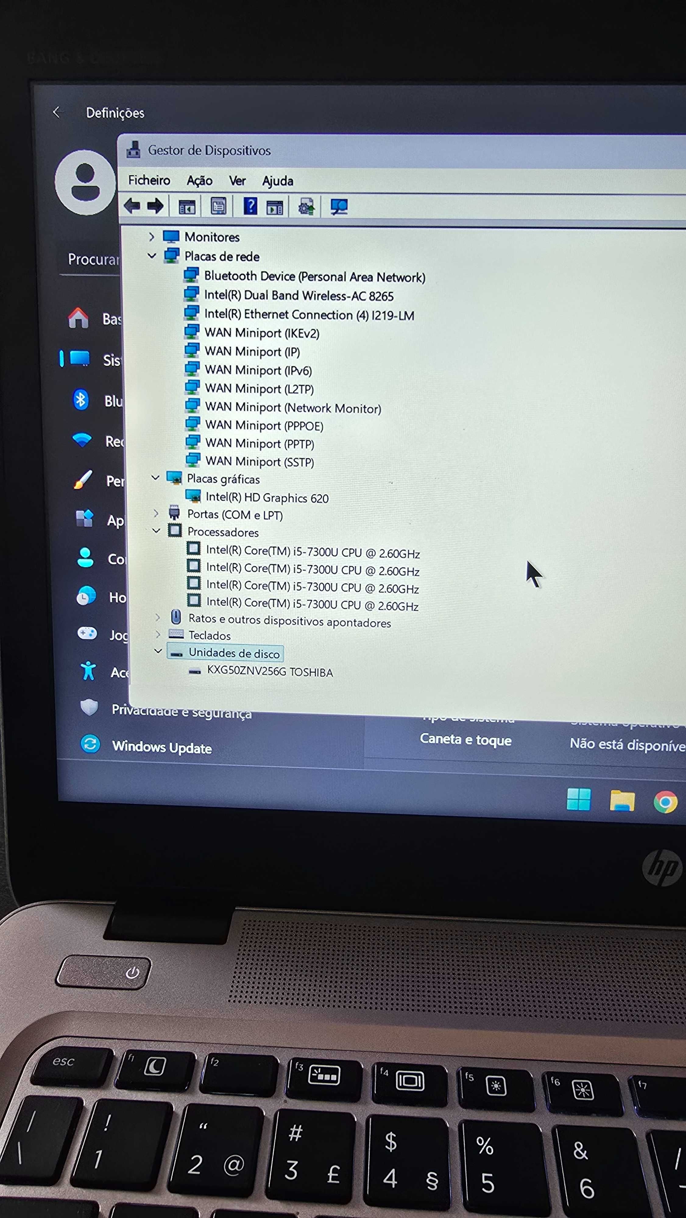 Portatil HP 14" i5, 8gb Ram, SSD