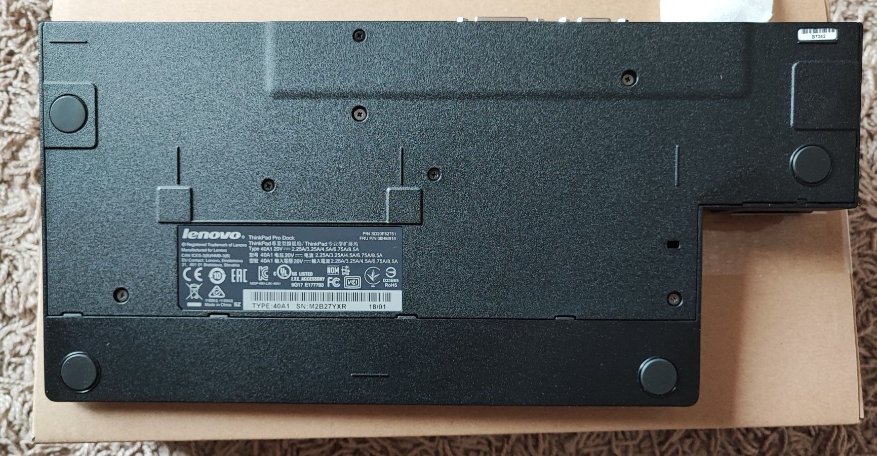 Lenovo ThinkPad Pro Dock  40A10065EU - stacja dokująca