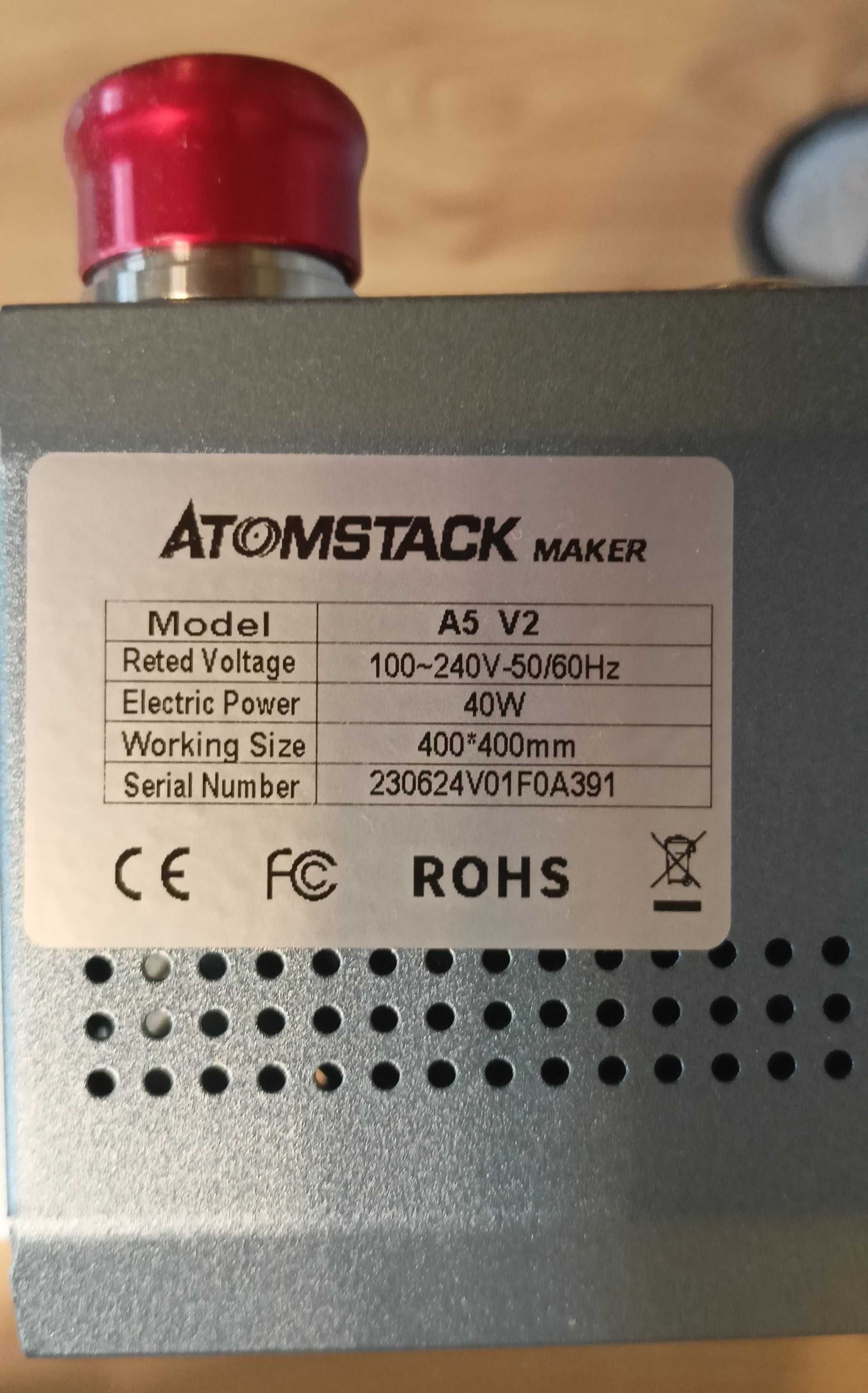 Ploter laserowy nowy    ATOMSTACK A5 V2.