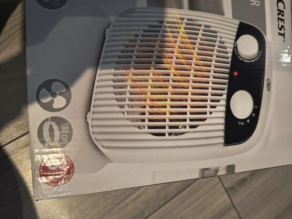 Termowentylator biały