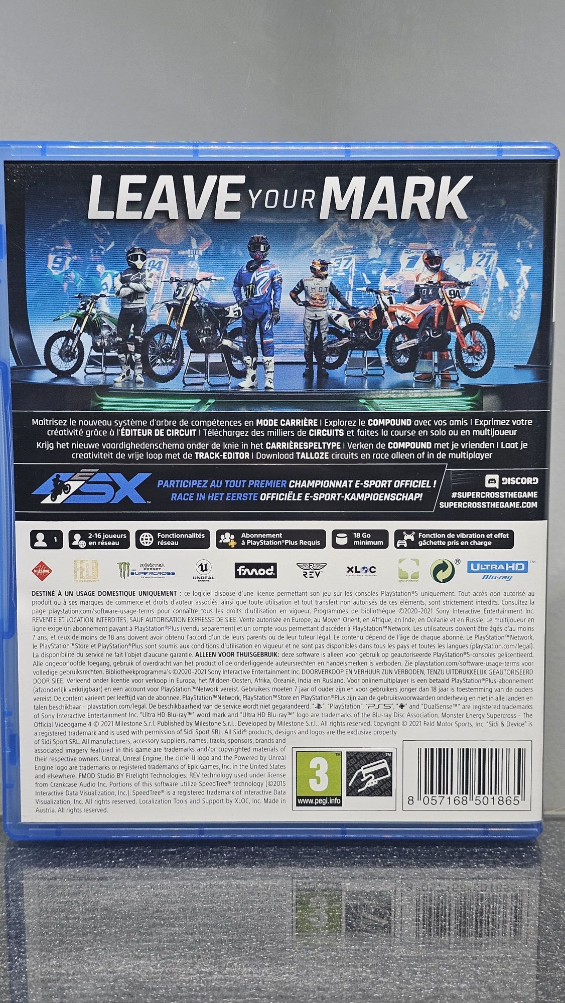 Monster Energy Supercross 4 Official Game PS5 PlayStation 5