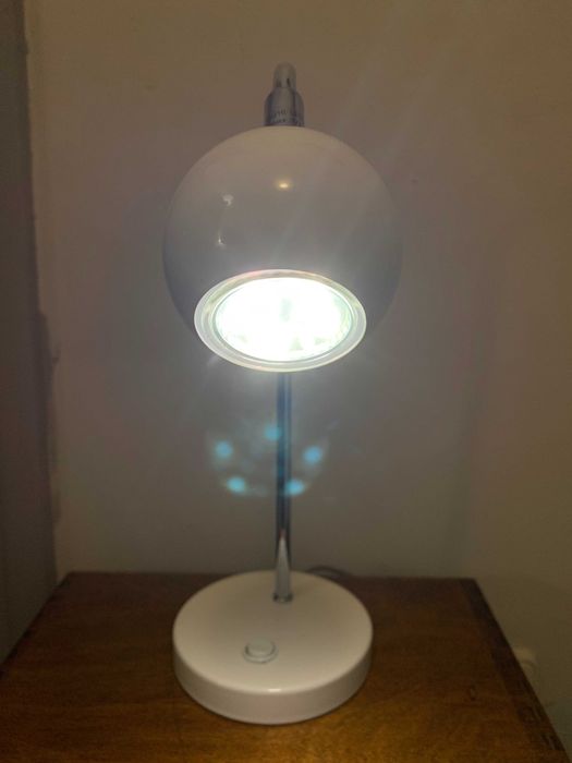 Candeeiro Branco esfera