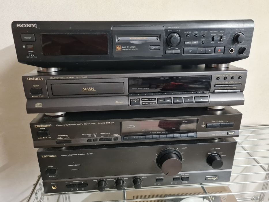 Technics SU-610, SL-PG340A, ST-G 470, Sony MDS-JE510