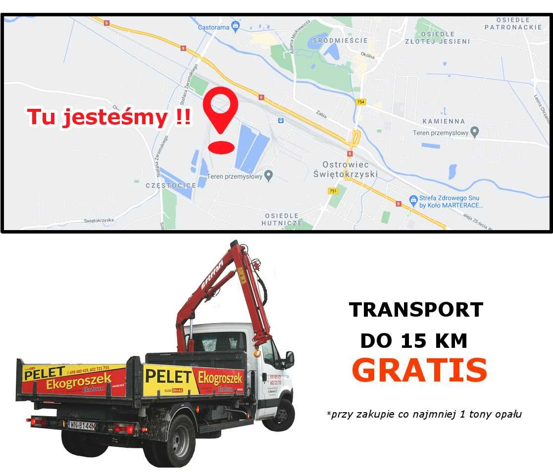Ekogroszek/Orzech/Pelet Pellet sosnowy A1, EN+A1  DĄB / VERBA / MAGNUM