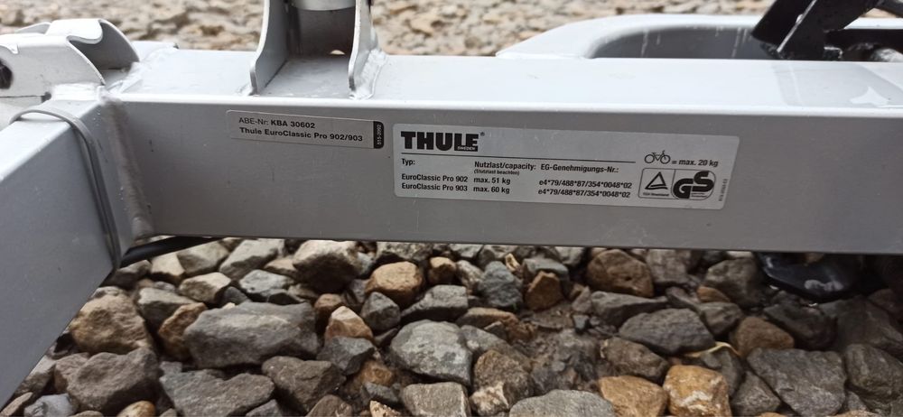 Thule euro classic pro 902 bagaznik na dwa rowery montowany na hak
