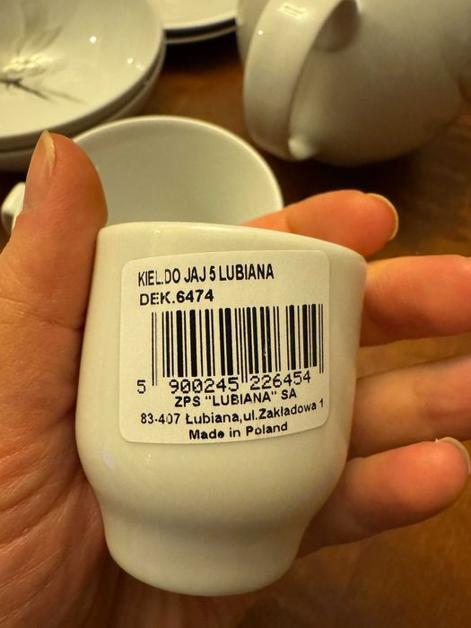 Porcelana LUBIANA zestaw herbaciano-kawowy 11 elementów