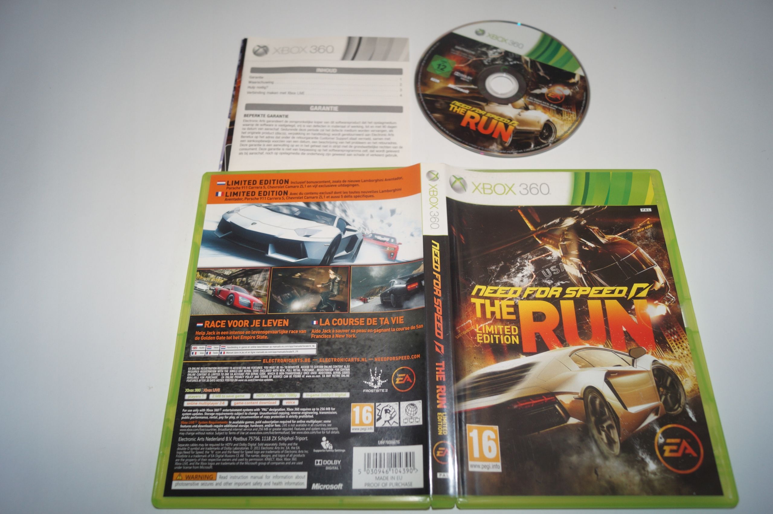 Need For Speed The Run Microsoft Xbox 360