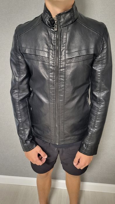 Шкіряна куртка чоловіча
