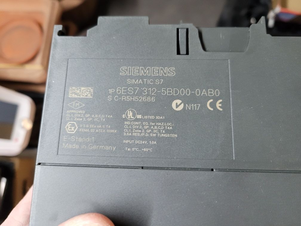 Sterownik PLC Siemens Simatic CPU312C nauka plc MPI 6ES7312-5BD00-0AB0