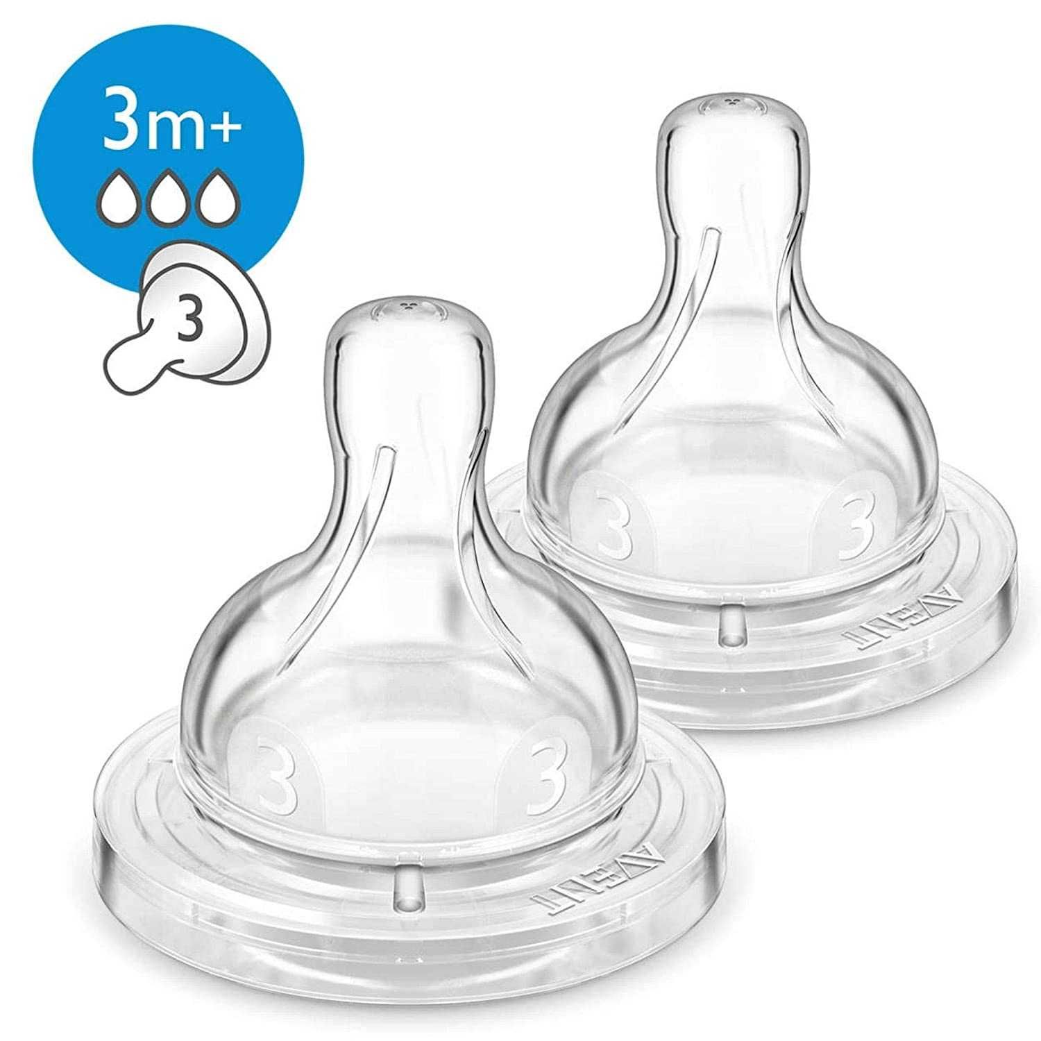 Philips AVENT Smoczek średni 3m+ 633/27