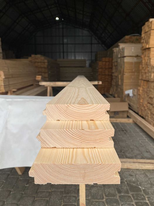 Дошка на підлогу Фальшбрус (Імітація)  Вагонка