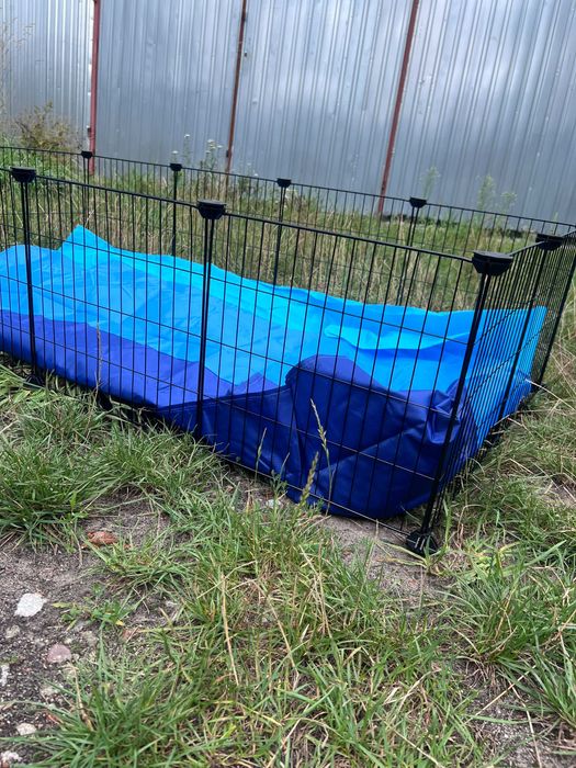 Duża klatka kojec wybieg dla świnki królika zwierząt modułowy NOWY