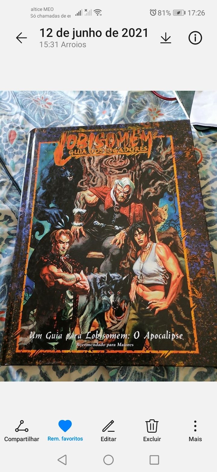 RPG Lobisomen e guia do jogador