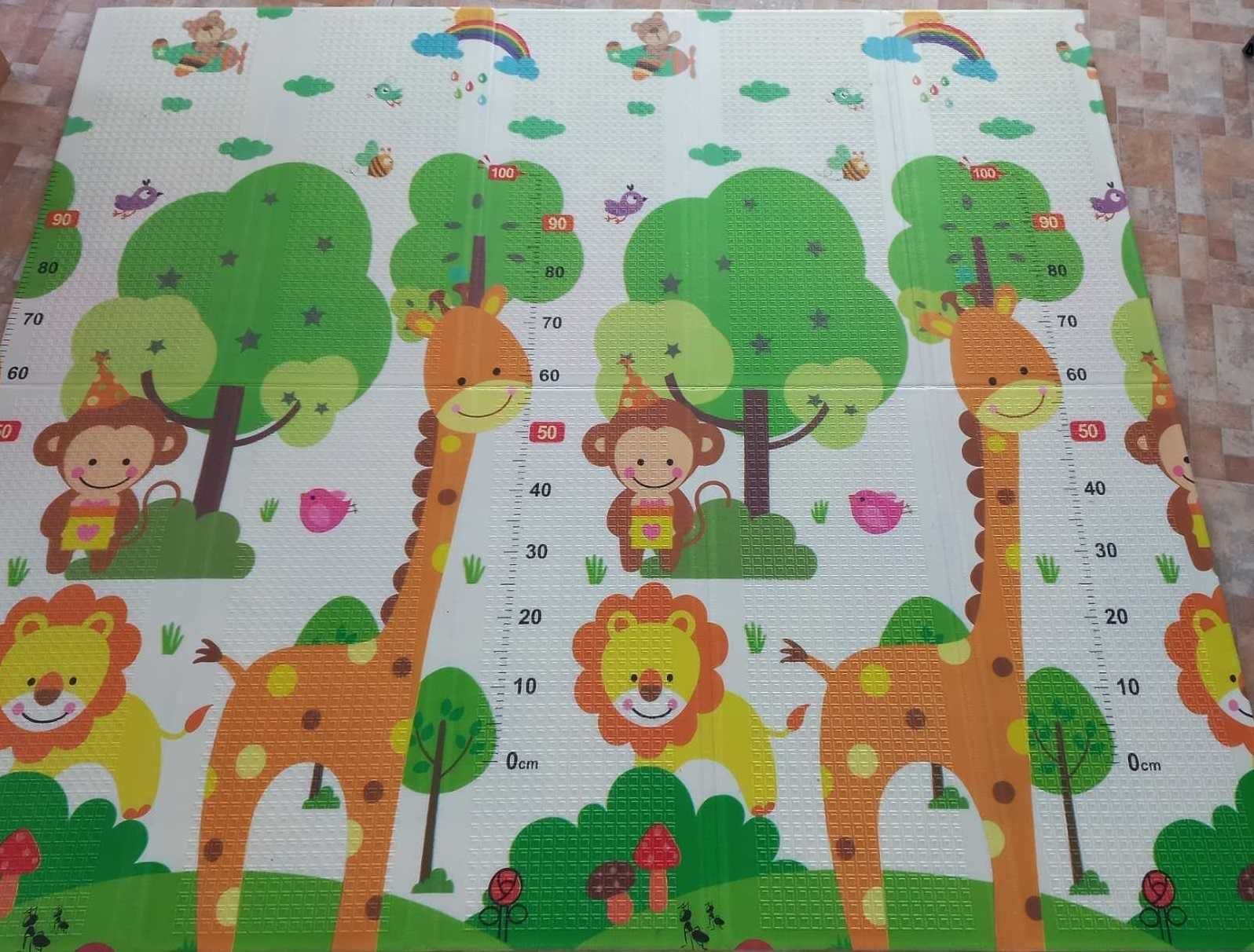 Дитячий коврик ігровий 200*180см з тваринами