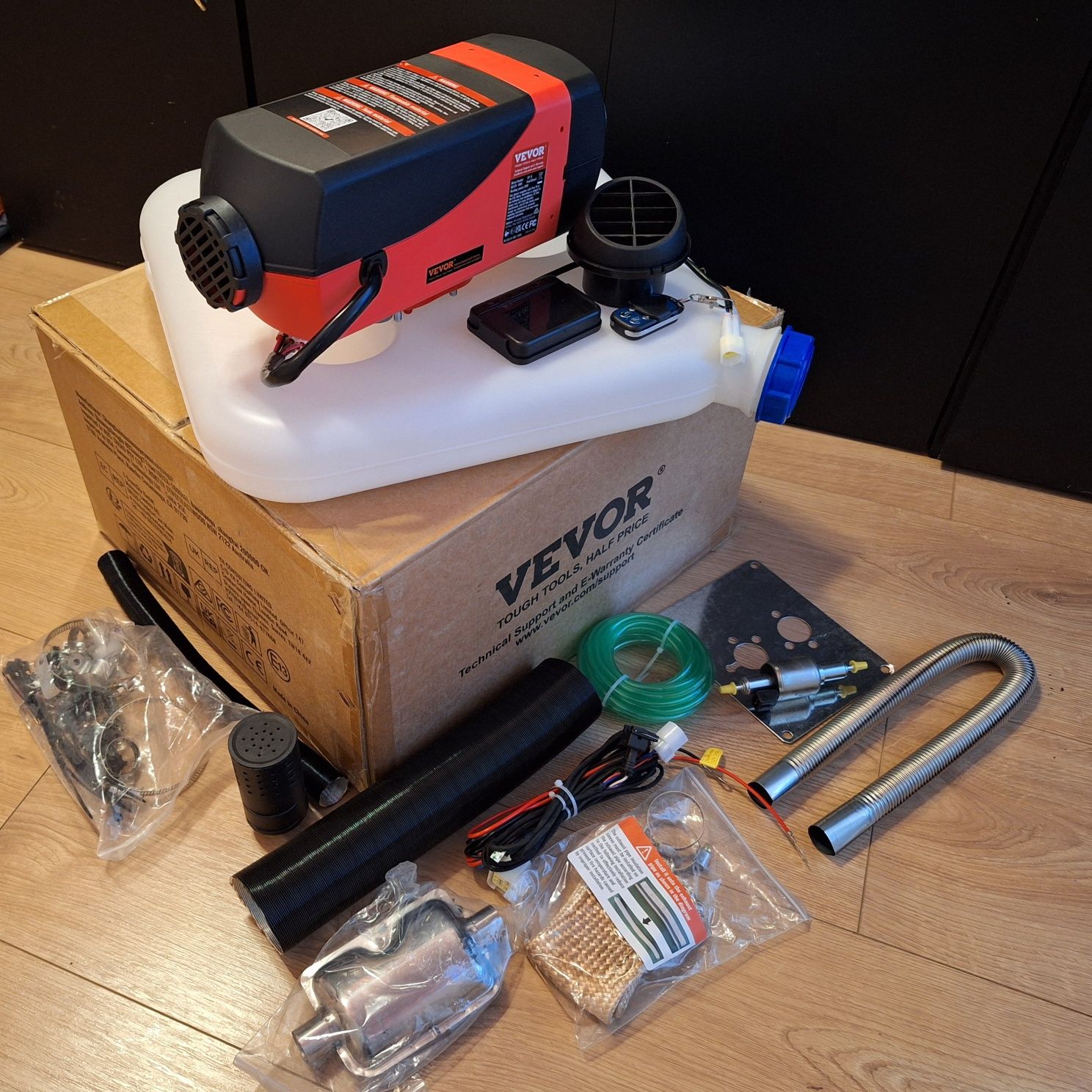 Ogrzewanie postojowe/webasto VEVOR 2 kW NOWE, KOMPLETNE, NIEUŻYWANE