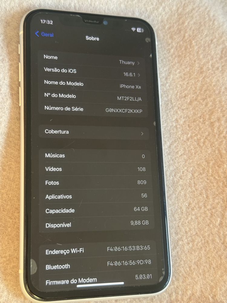 IPhone XR 64GB Branco