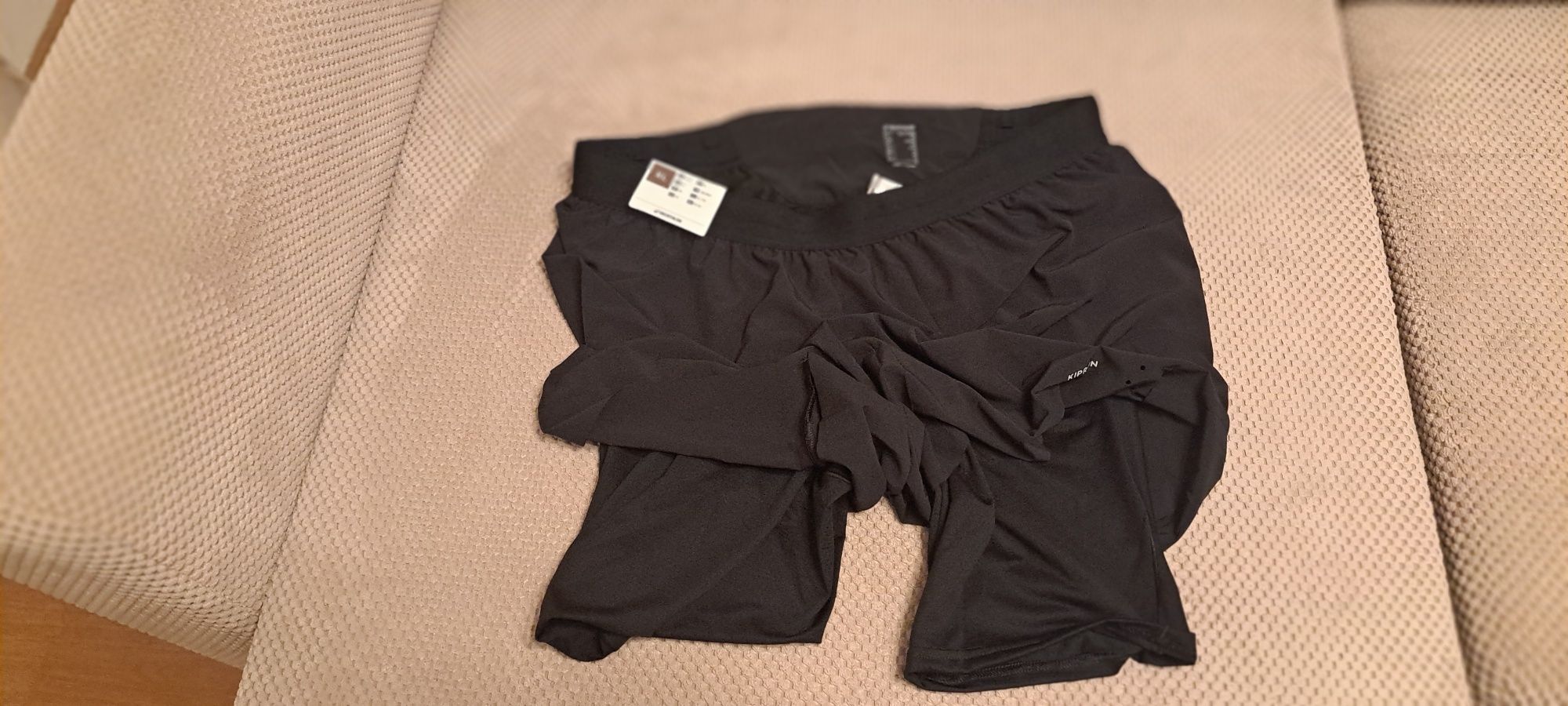 Nowe Spodenki Męskie do Biegania Kiprun RUN 500 Comfort w rozmiarze XL