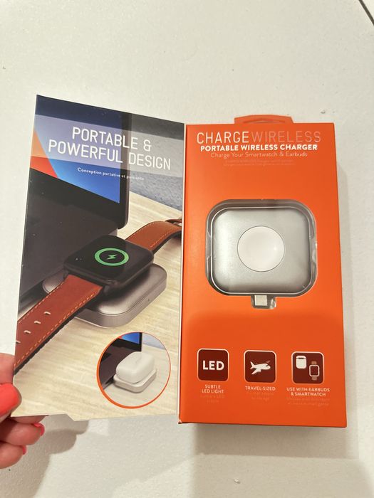 Зарядна панель для apple watch та airpods безпровідна