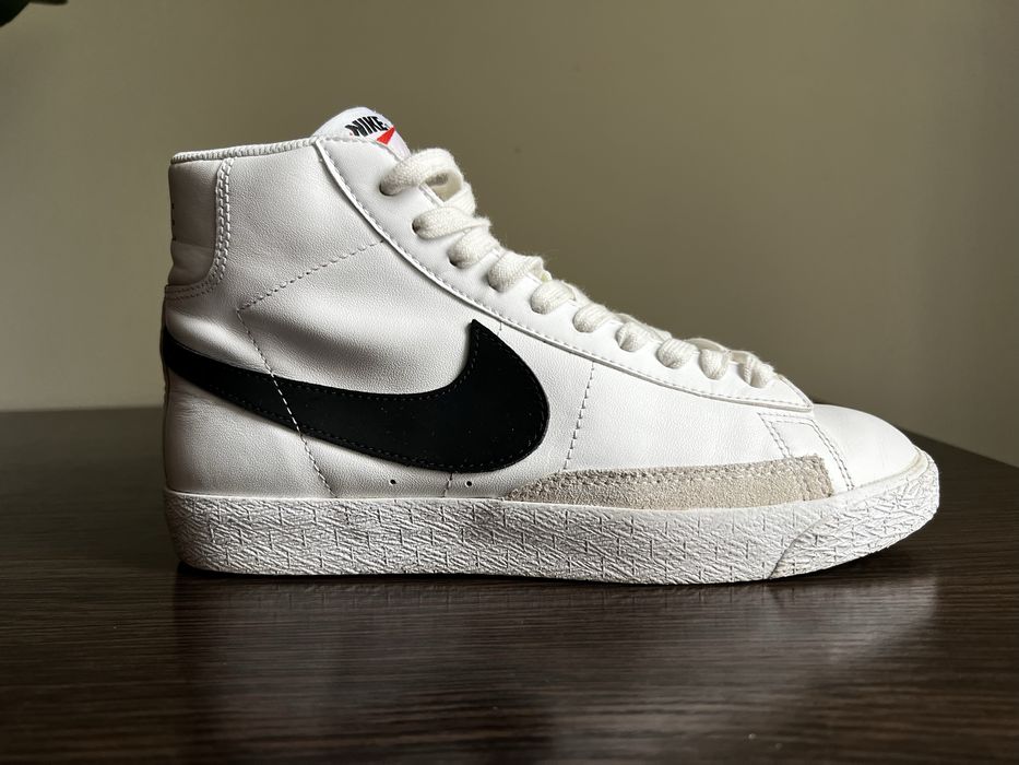 Кеди Nike Blazer Mid GS 'White Black' CZ7531-100 Розмір 38.5 на 24 см