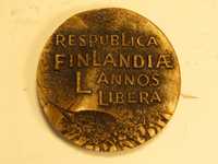 Medal pamiątkowy Respublica Finlandiæ Lannos Libera