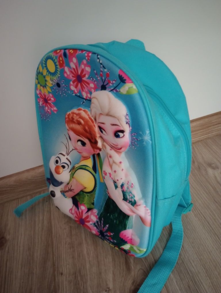 Plecak Elsa Frozen Kraina Lodu 3D do przedszkola