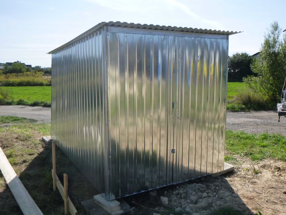 Garaż blaszany Blaszak Schowek na budowę Producent CENA z DOSTAWĄ