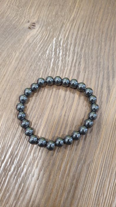 Pulseira em contas Hematite