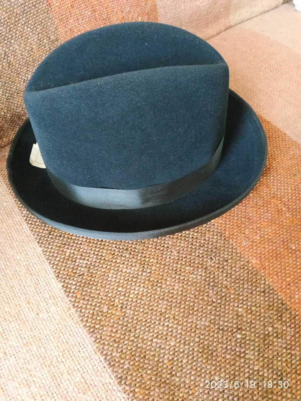 Новий капелюх фетровий  чоловічий чорний