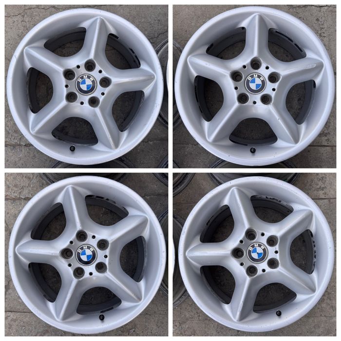 Литые диски r17 5x120 ET-40 на BMW X5 E53 1999-2006 года