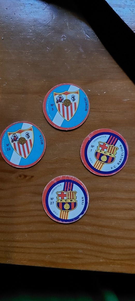 Tazos futebol varios anos