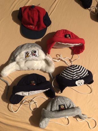 Zimowe czapki dzieciece bardzo ciepłe