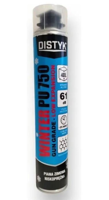 Piana zimowa 750ml przy 12 szt pistolet za 1,50 zł