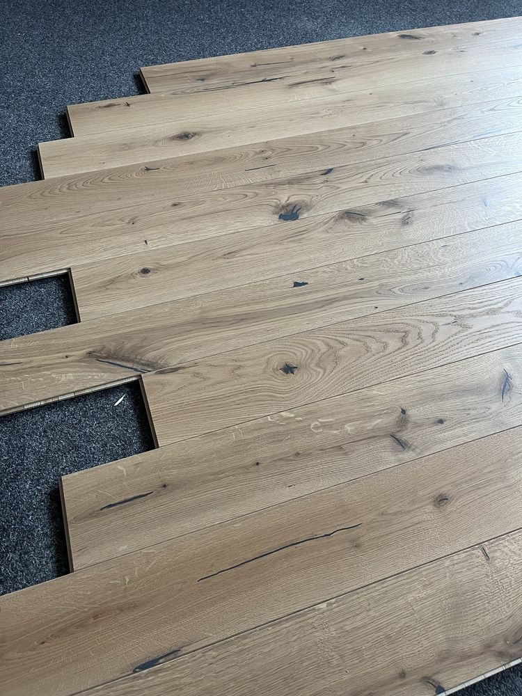 Deska Drewniana Dąb Rustic SCH, 13x140x2000mm, 4faza,olej BRESLAU