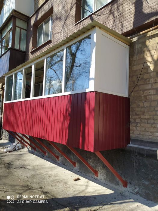 Балкон 1 этаж, Балкон Кривой Рог, Балкон Под Ключ, Новый Балкон 1 этаж