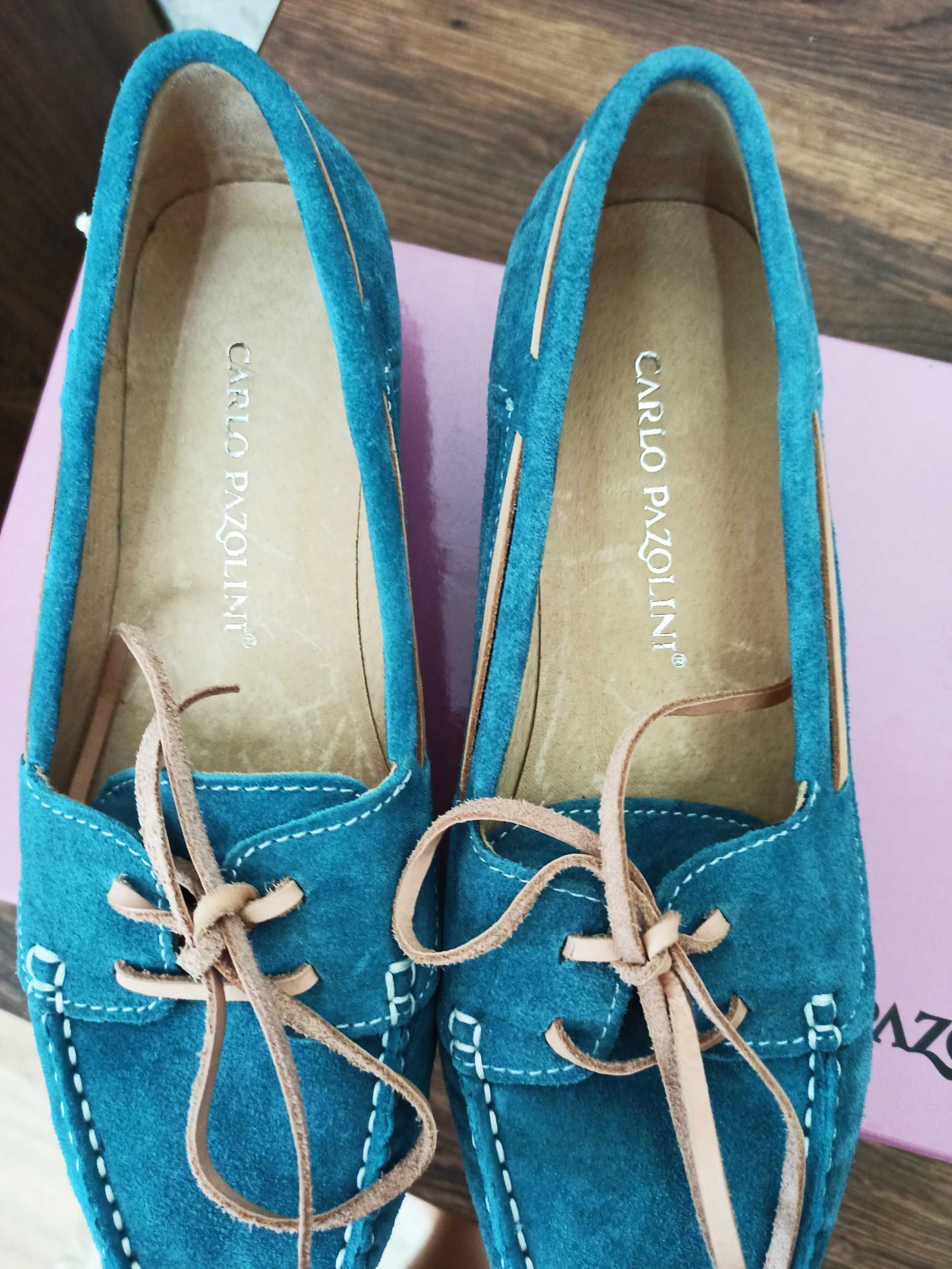 НОВІ! Жіночі туфлі- мокасини CARLO  PAZOLINI (розмір  36)