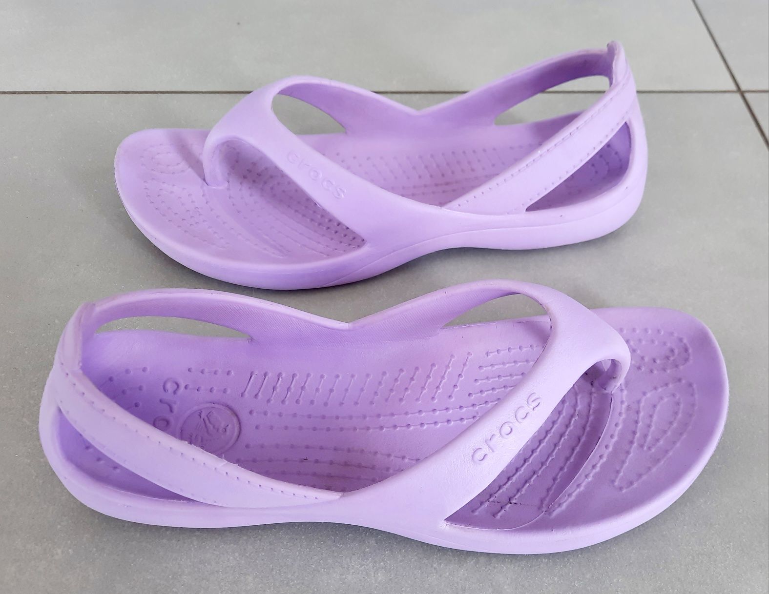 Crocs sandały piankowe japonki W9 W8 czyli 38 39