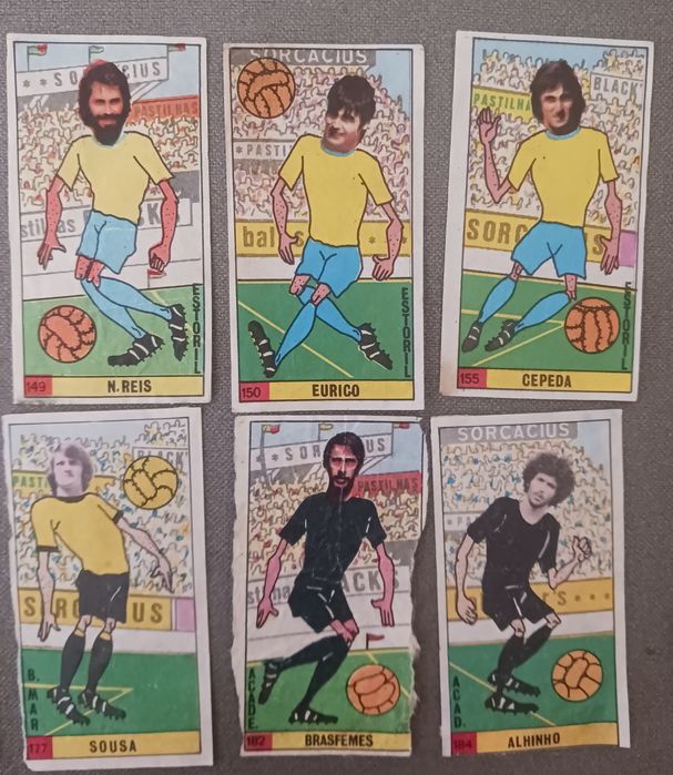 Lote 41 cromos Caramelos Ball Stars 1975-76