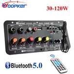 Усилитель мощности звука, Bluetooth, микрофон караоке, usb, aux, FM