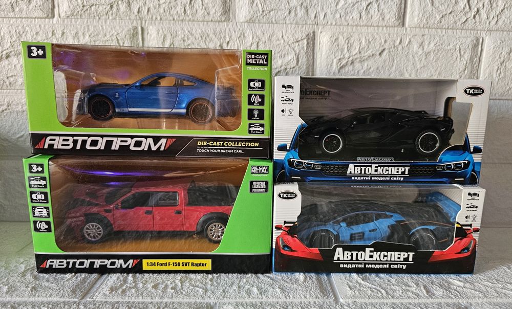 Автоэксперт Ford,Lamborghini 1 :32машина металл, маш