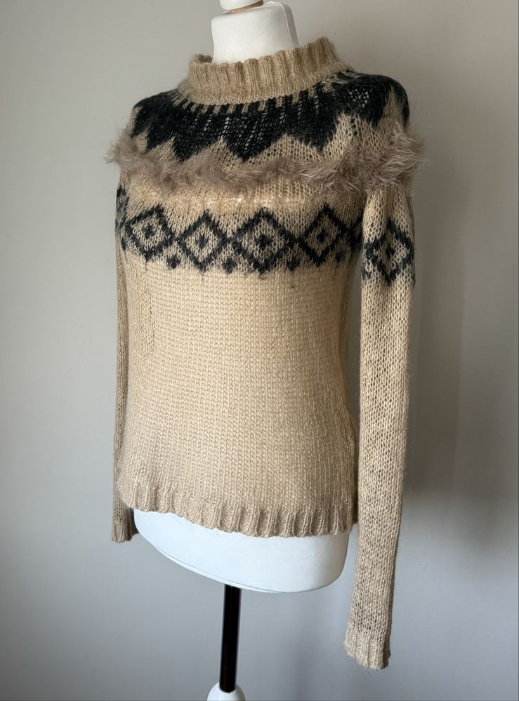 Wełniany sweter Twin Set by Simona Barbieri roz. S/M