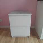 Szafka nocna z dwoma szufladami, Ikea