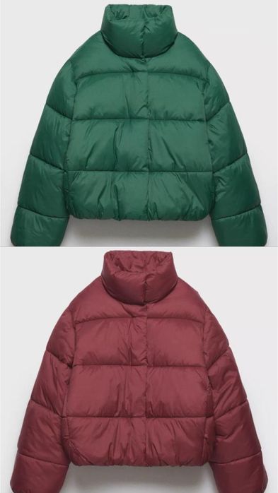 Куртка пуфер zara xs s m l xl