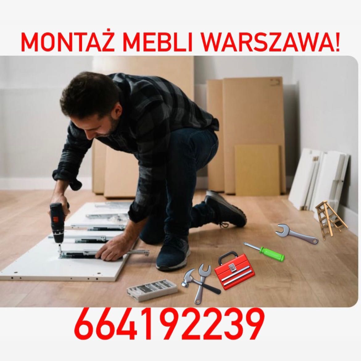 Montaż mebli Warszawa, meble ikea, BRW i inne!