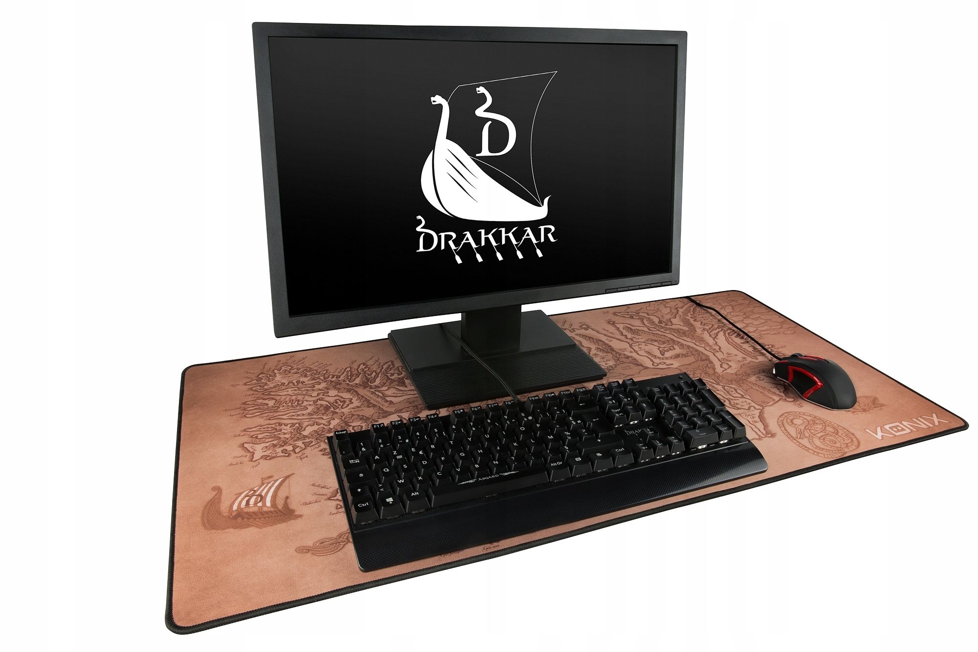 Podkładka Pod Mysz Klawiature Drakkar Viking 90X46 KX-XXL-MPD-PC-O