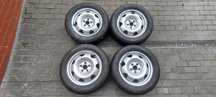 koła VW T5 T6, 7Jx17, 5x120, ET55, 65,1mm+ GOODYEAR 4SEASONS 235/55/17