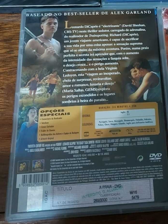 Lote #7 - 5 DVDs Ação / Drama
