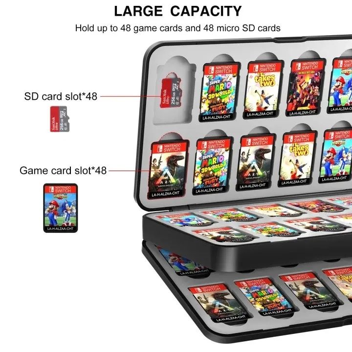 Кейс для хранения игровых карт Nintendo (48 слотов)  Новый