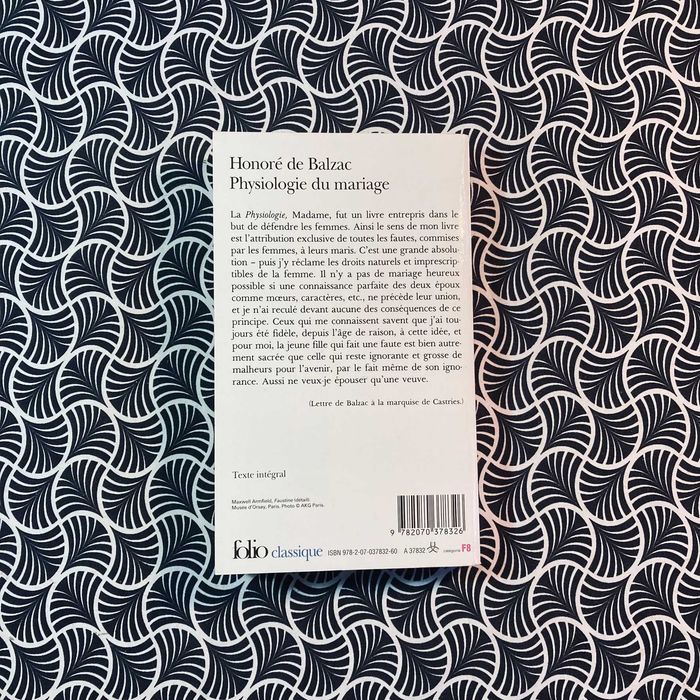 Physiologie du Mariage - Balzac